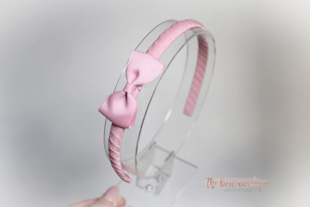 Pinch bow Alice headband | 17 colours