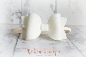 Large deluxe felt bows (25 Colours)