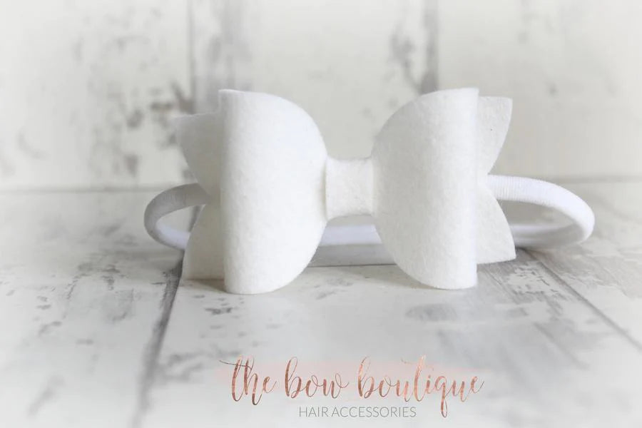 Large deluxe felt bows | 25 Colours