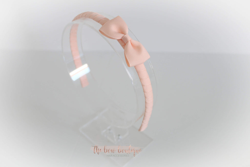 Pinch bow Alice headband | 17 colours