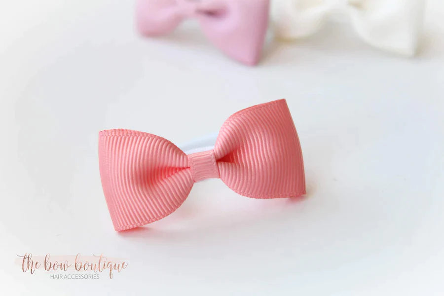 Pinch bow pigtail sets | 33 Colours | Clips or bobbles