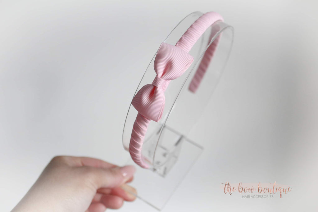 Pinch bow Alice headband | 17 colours