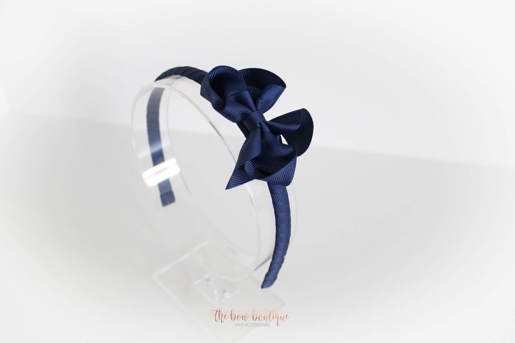School ribbon bow alice band headband | 14 Colours