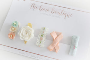 Mini clip set