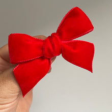 Load image into Gallery viewer, Velvet ribbon bows - 9 colours