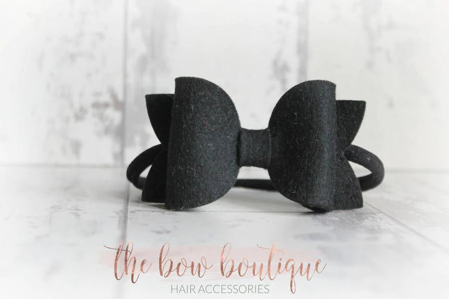 Large deluxe felt bows | 25 Colours