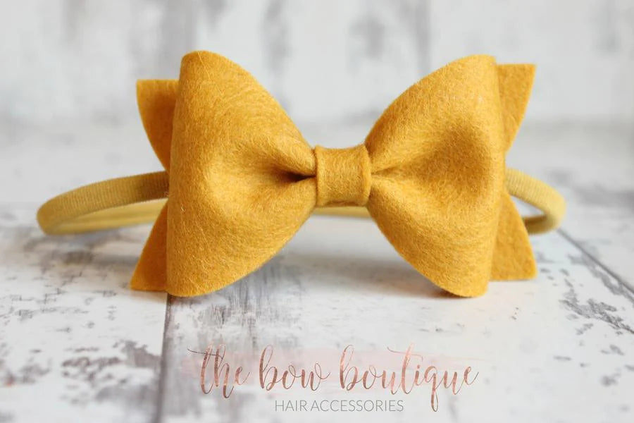 Large luxury felt bows | 23 Colours