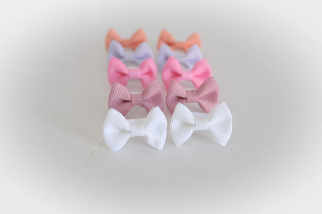 My first mini pinch pigtail set | clip or bobbles