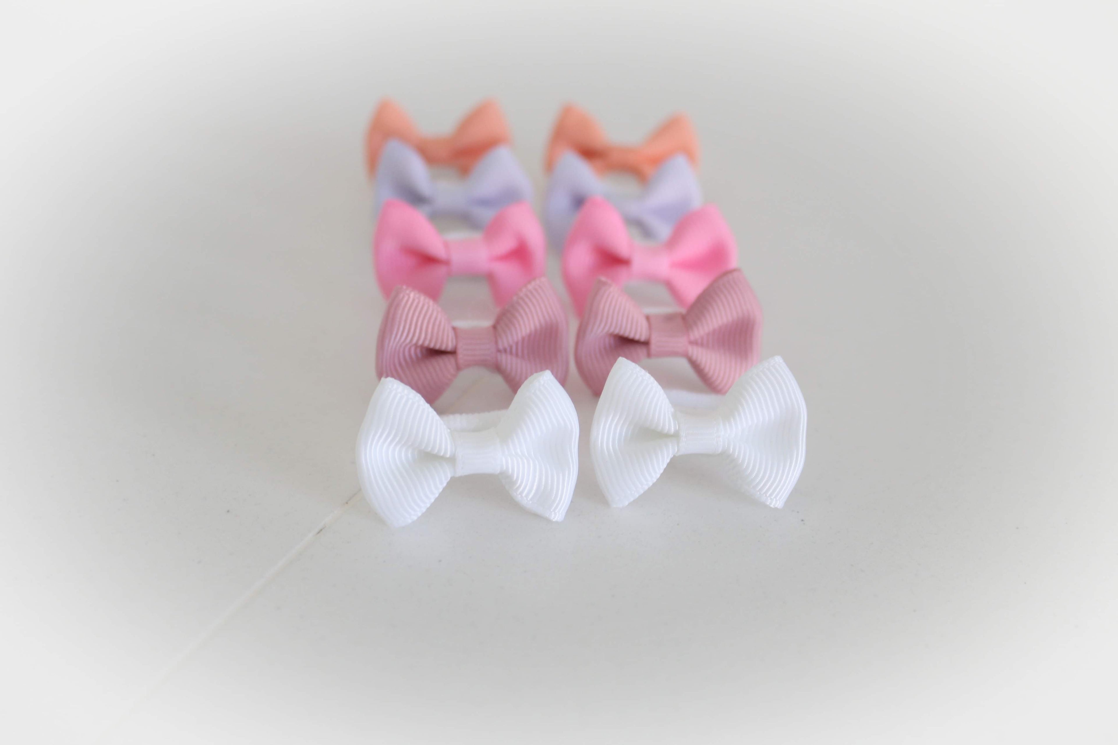 My first mini pinch pigtail set | clip or bobbles