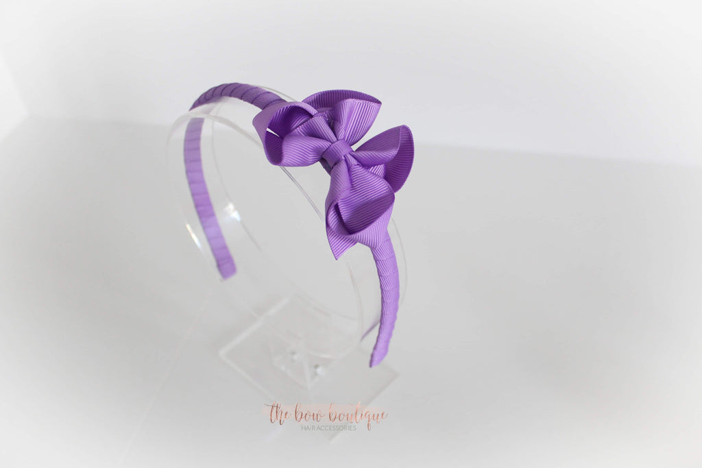 School ribbon bow alice band headband | 14 Colours