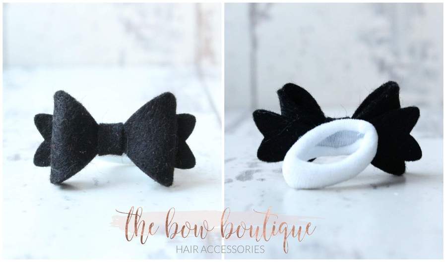 Mini baby felt bows | 25 Colours | Clip or bobble