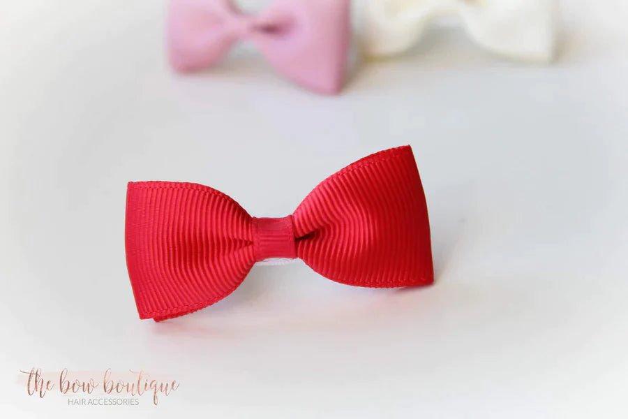 Pinch bow pigtail sets | 33 Colours | Clips or bobbles