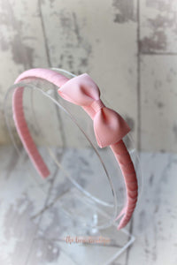 Pinch bow Alice headband - (17 colours)