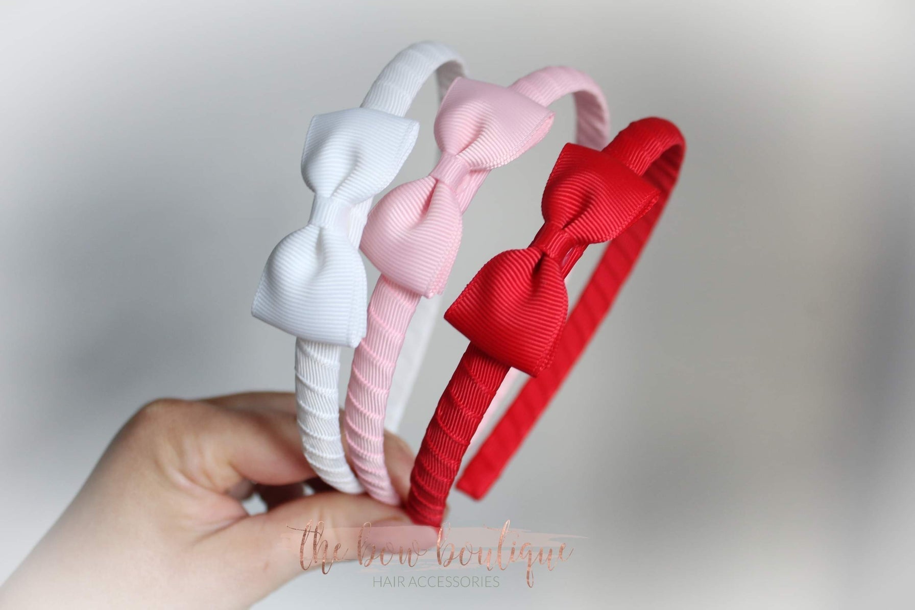 Love pinch bows | Clip, headband, bobble or alice band