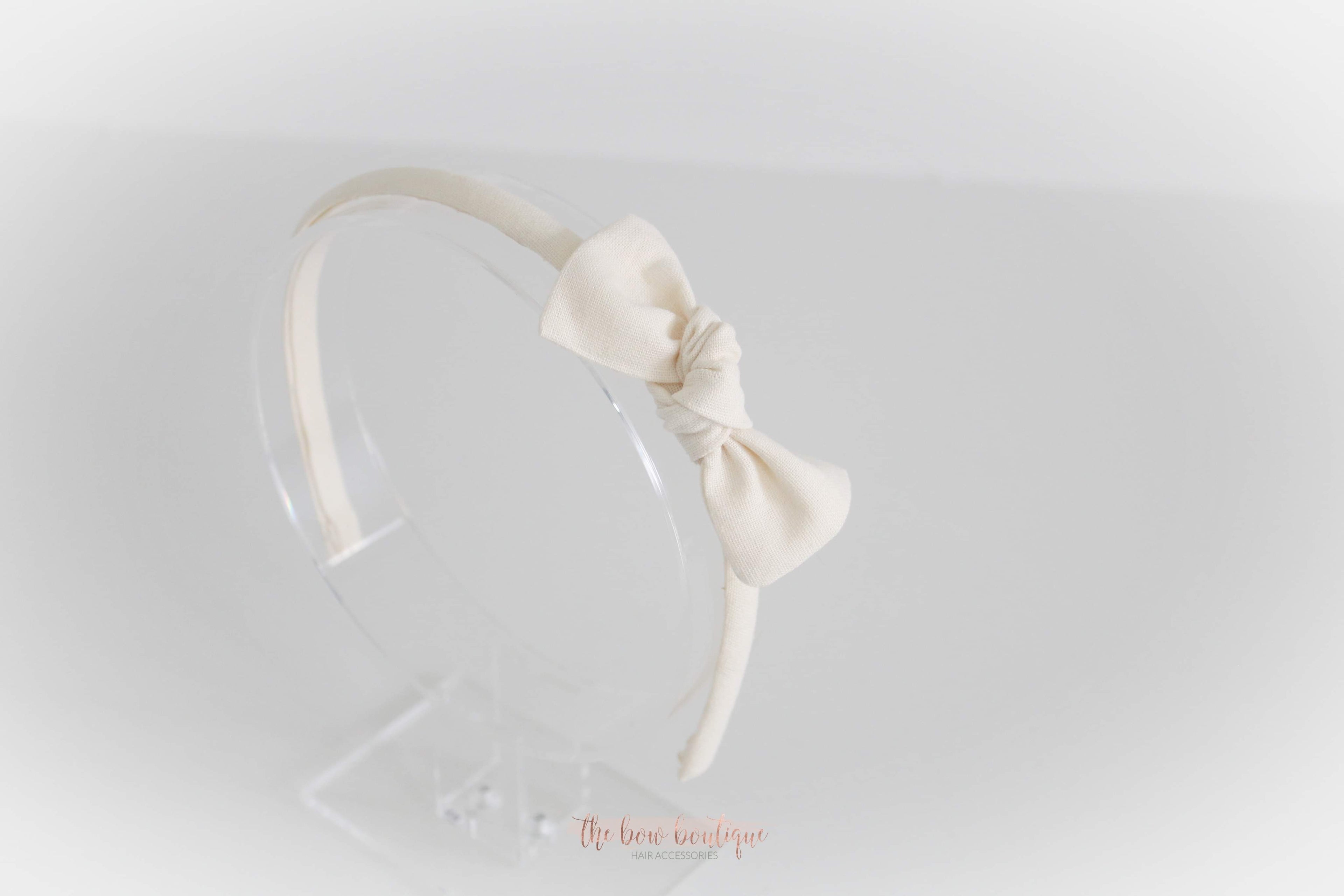 Linen knot Alice headband | 10 colour