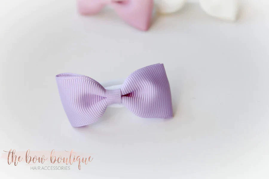 Pinch bow pigtail sets | 33 Colours | Clips or bobbles