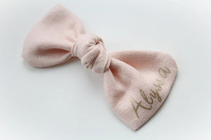 Linen knot bows - 10 Colours