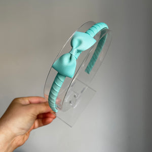 Pinch bow Alice headband - (17 colours)