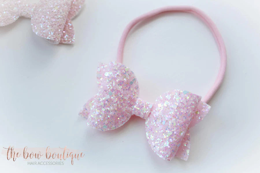 Large deluxe glitter bows | 23 colours