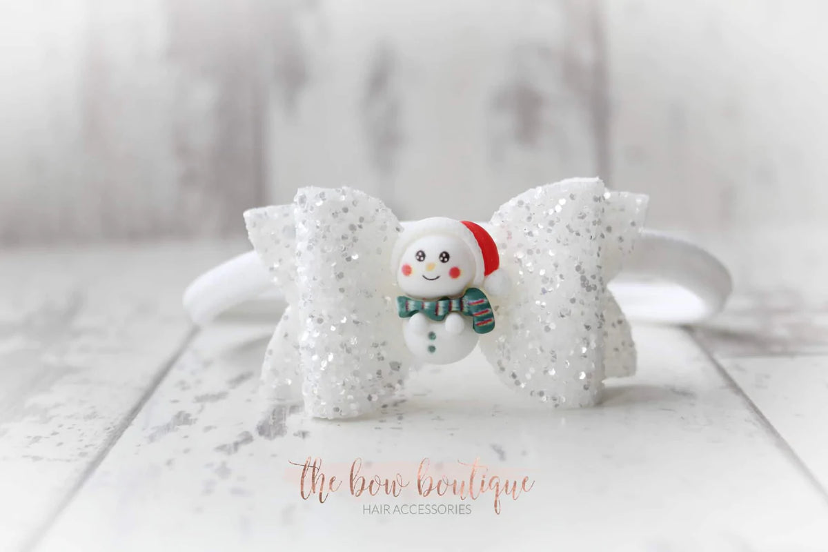 Medium deluxe Christmas bow | Clip, headband or bobble