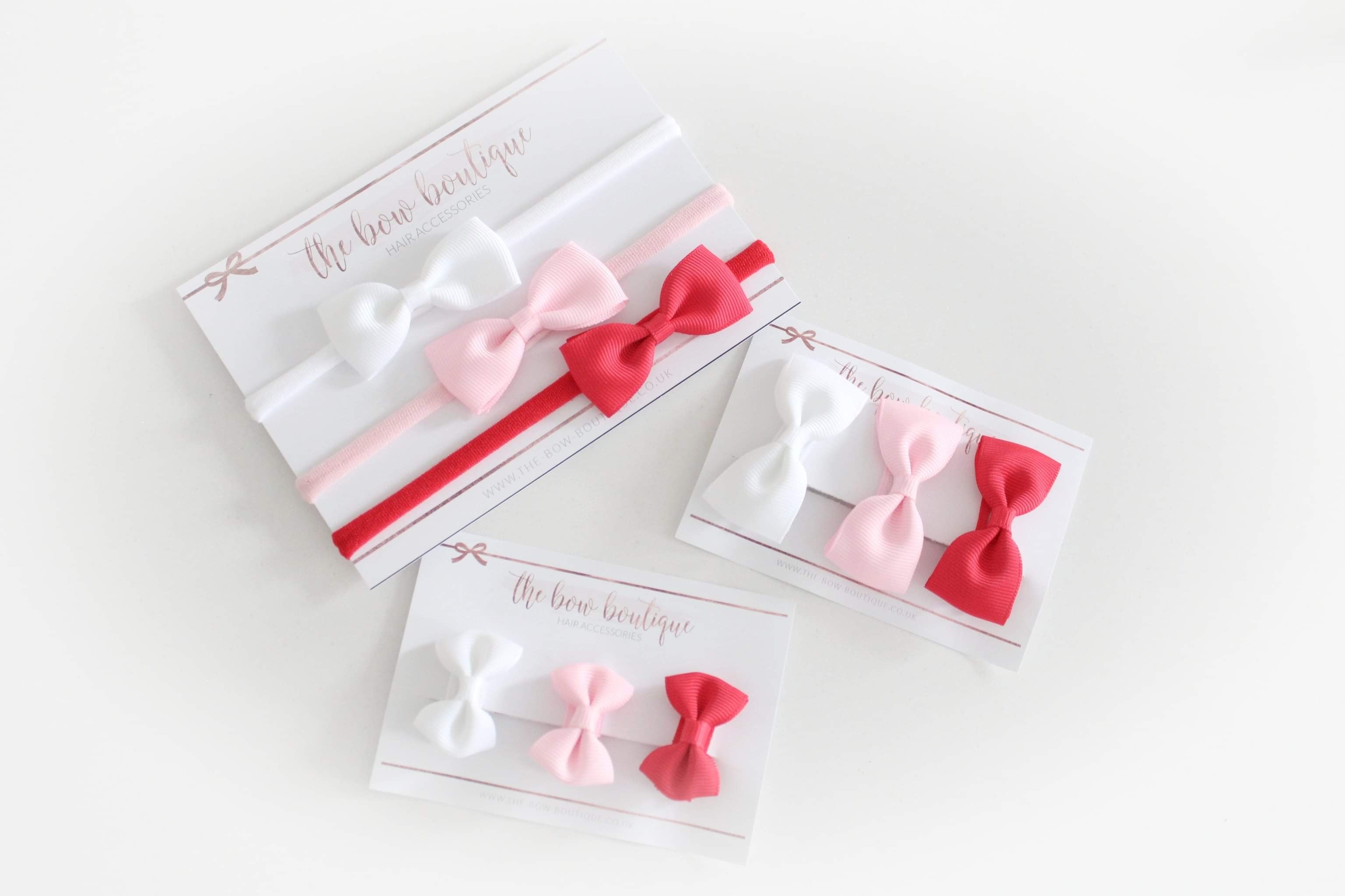 Love pinch bows | Clip, headband, bobble or alice band