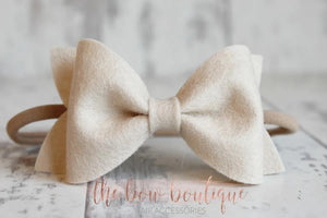 Large luxury felt bows (25 Colours)