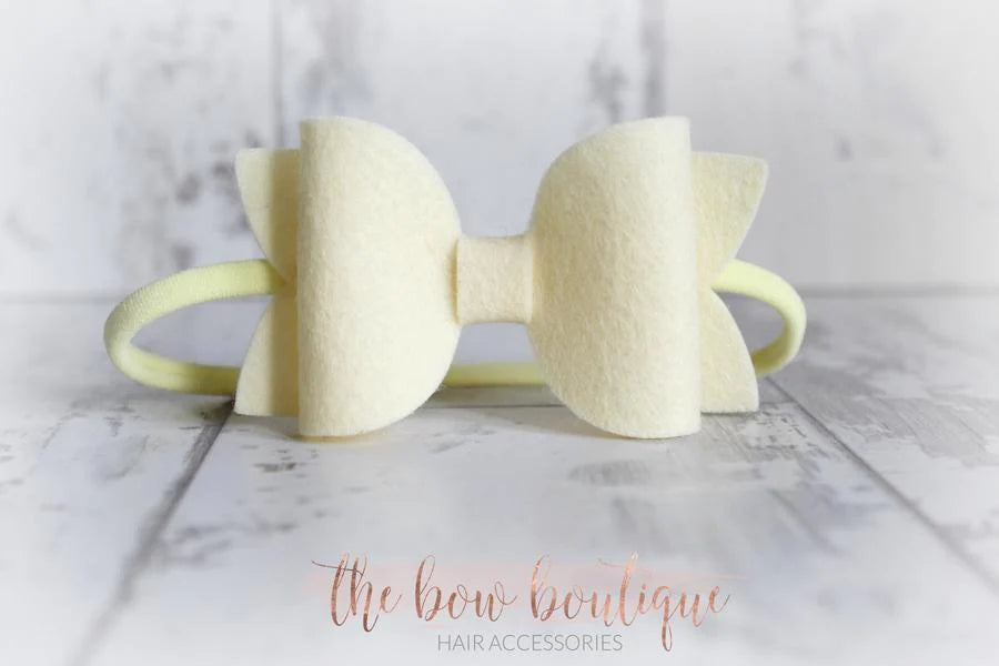 Large deluxe felt bows | 25 Colours