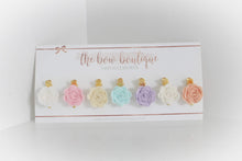 Load image into Gallery viewer, Spring pastel mini flower clip set