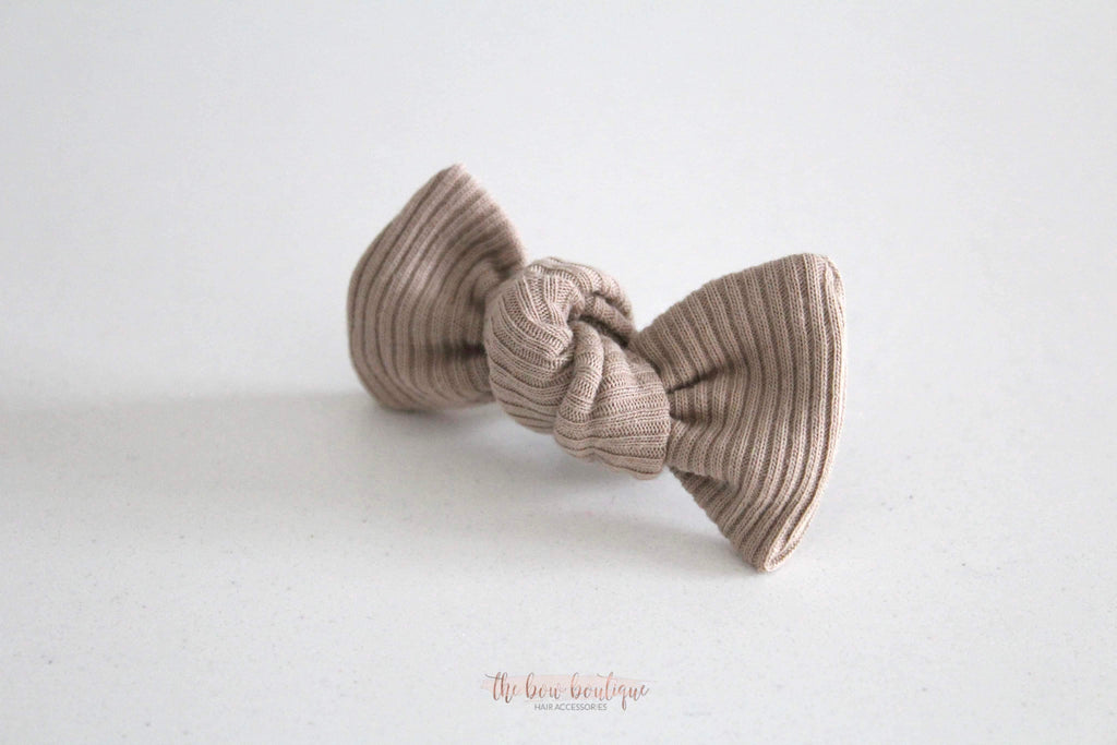 Jersey ribbed knot bows | 20 Colours