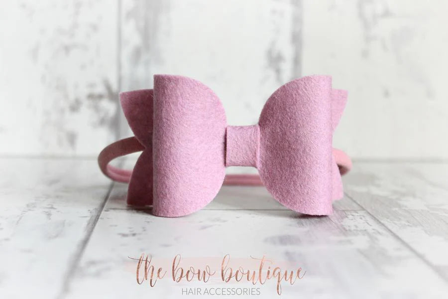 Large deluxe felt bows | 25 Colours
