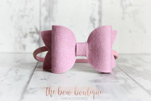 Large deluxe felt bows (25 Colours)