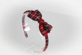 Tartan Alice headband