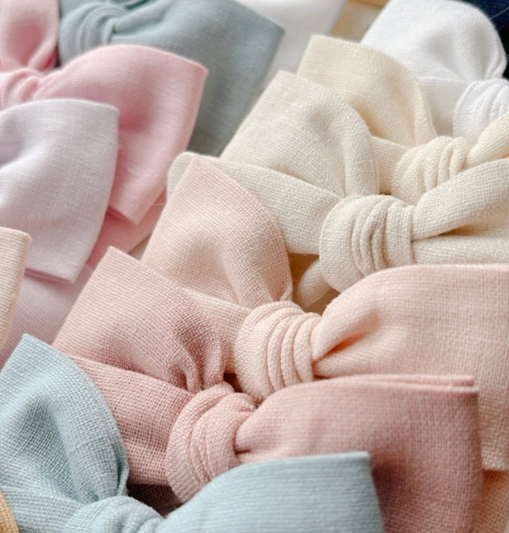 Sweetheart bows | 10 Colours | Clip, headband, bobble or alice band