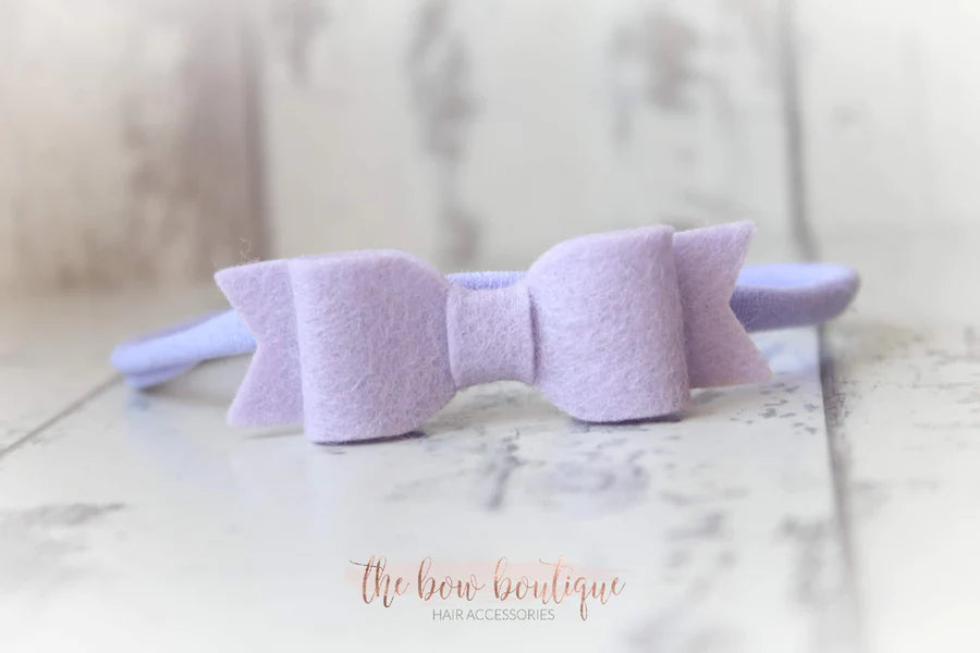 Small felt bows | 25 Colours | Clip or headband