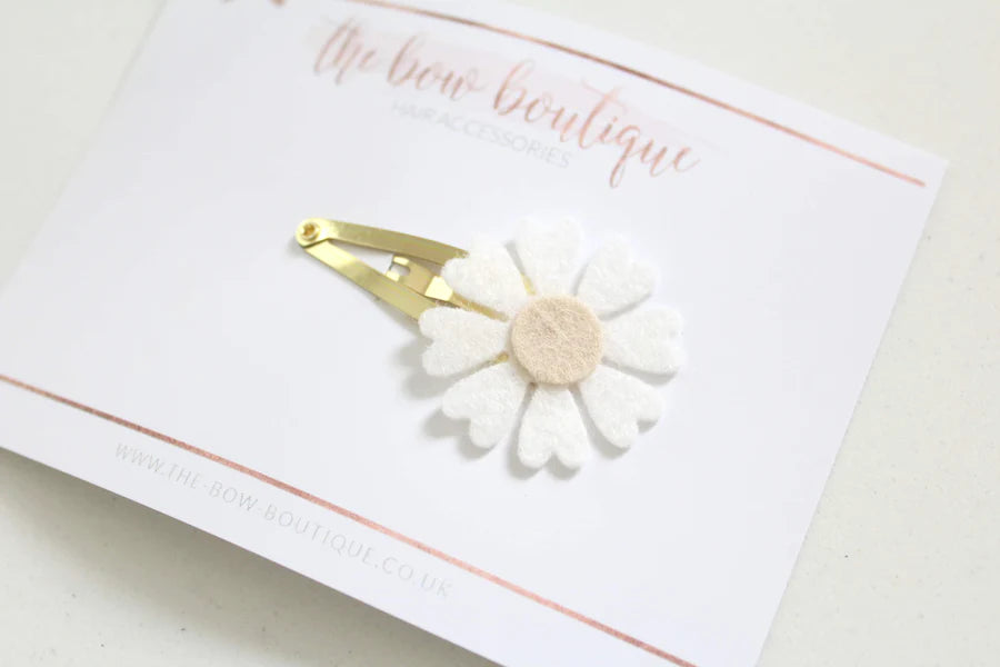 My first daisy snappy clip | 4 colours