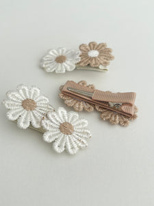 Large delicate flower clip