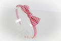 School gingham knot Alice headbands | 7 colours.