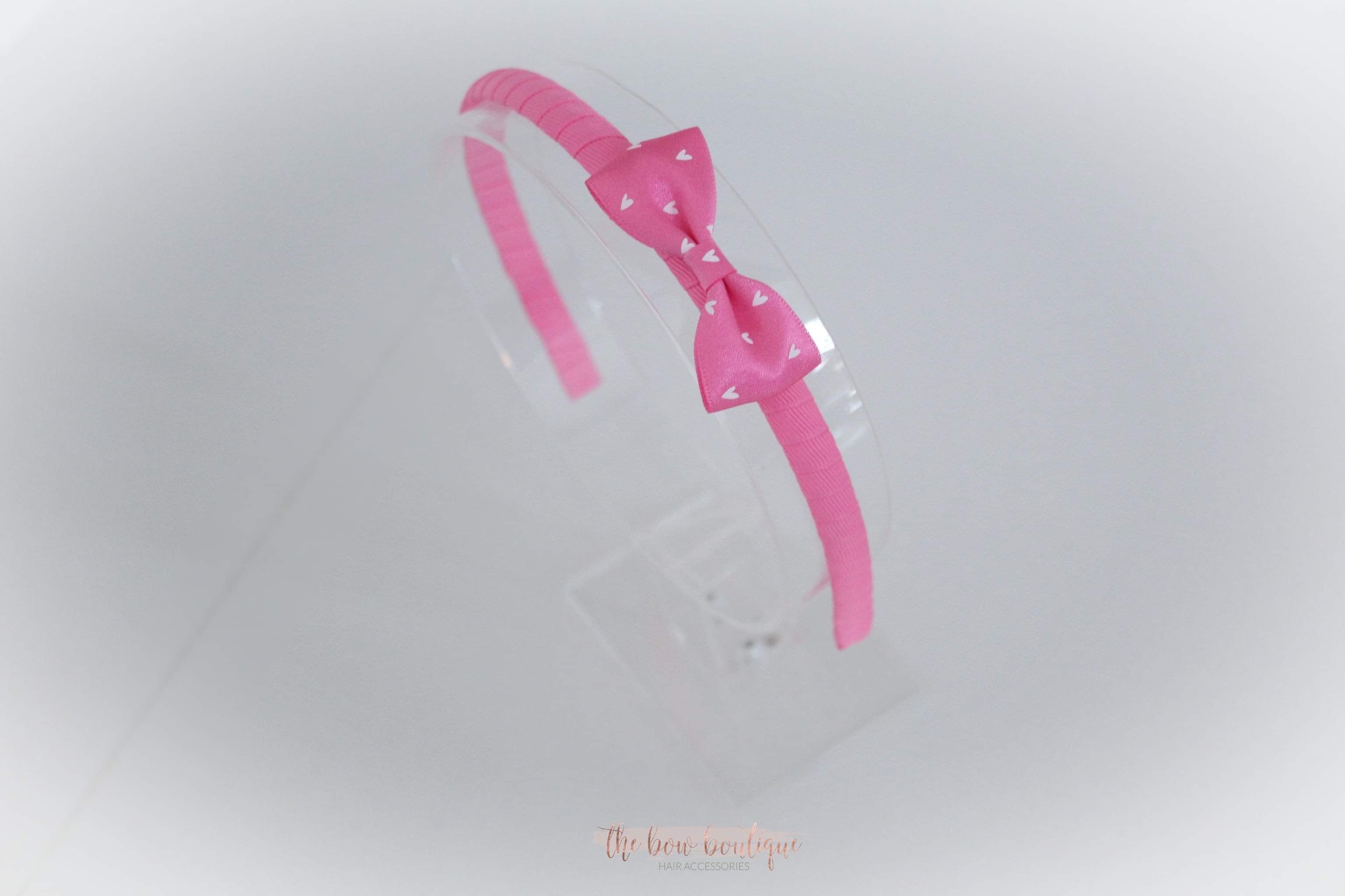 Heart pinch bows | Clip, headband, bobble or alice band