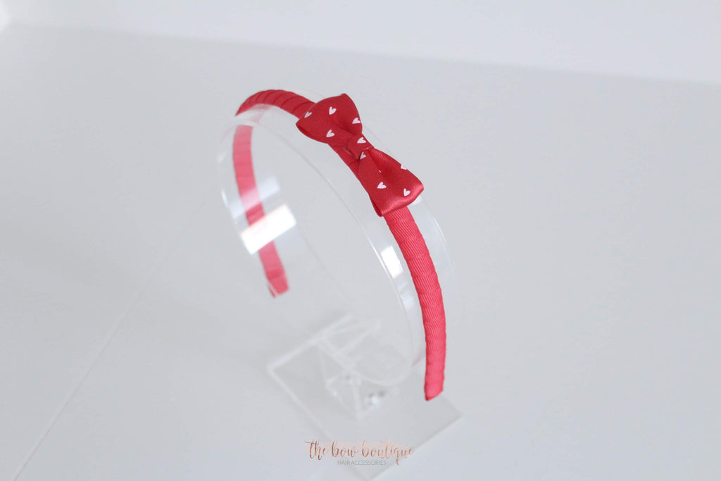 Heart pinch bows | Clip, headband, bobble or alice band