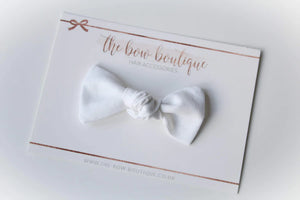 Linen knot bows - 10 Colours