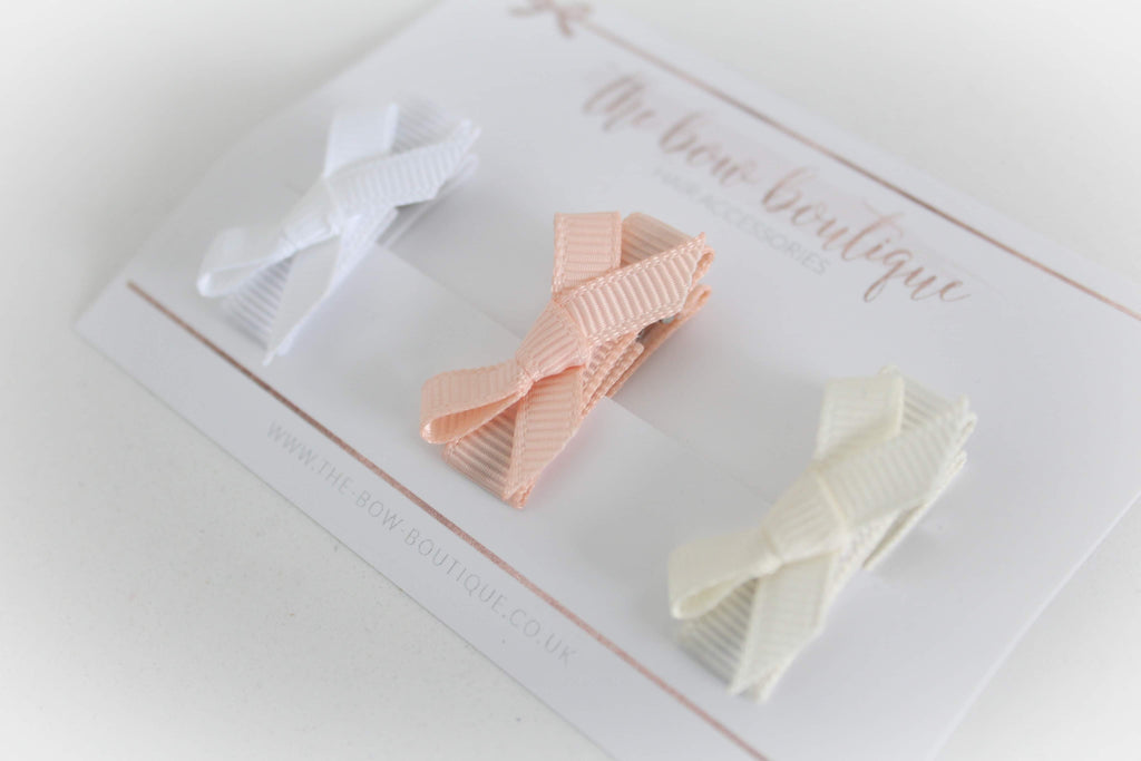 My first ribbon bow clip sets  | 9 sets