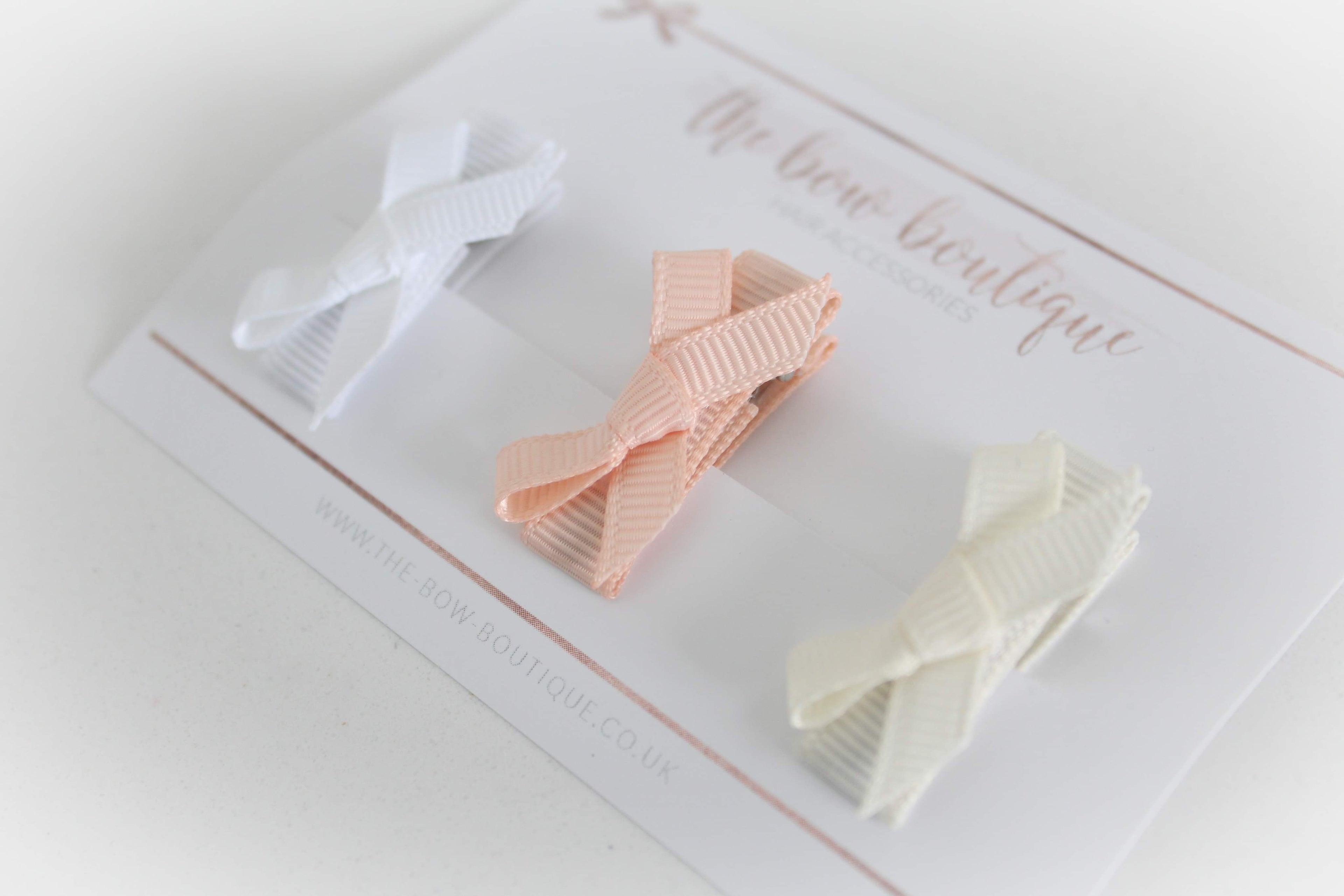 My first ribbon bow clip sets  | 9 sets