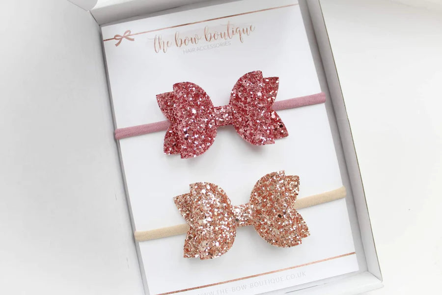 Large deluxe glitter set | Clip or headband