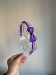 Pinch bow Alice headband - (17 colours)
