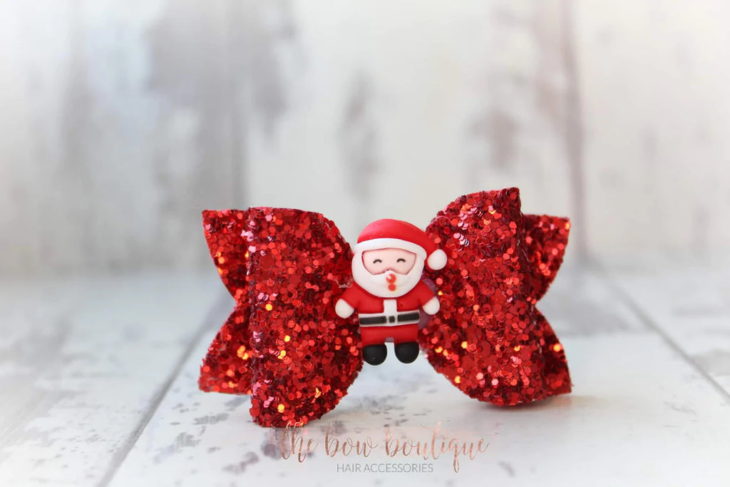 Medium deluxe Christmas bow | Clip, headband or bobble