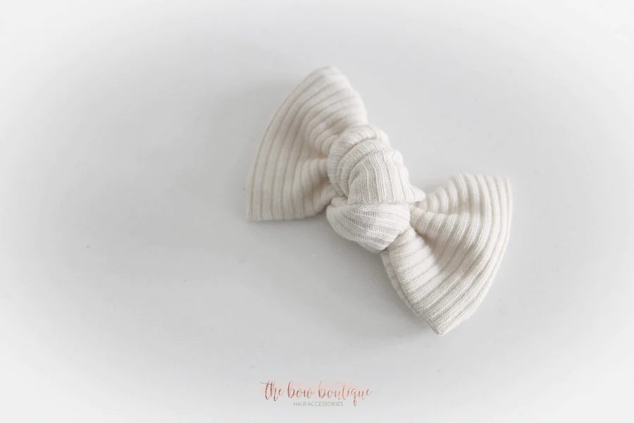 Jersey ribbed knot bows | 20 Colours