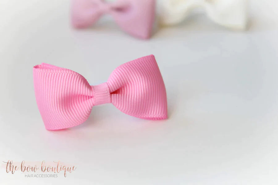 Pinch bow pigtail sets | 33 Colours | Clips or bobbles