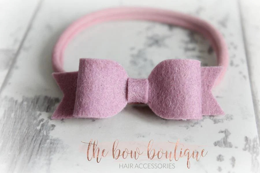Small felt bows | 25 Colours | Clip or headband