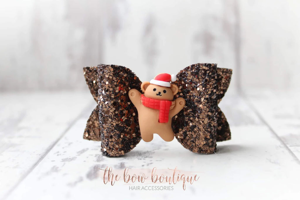 Medium deluxe Christmas bow | Clip, headband or bobble