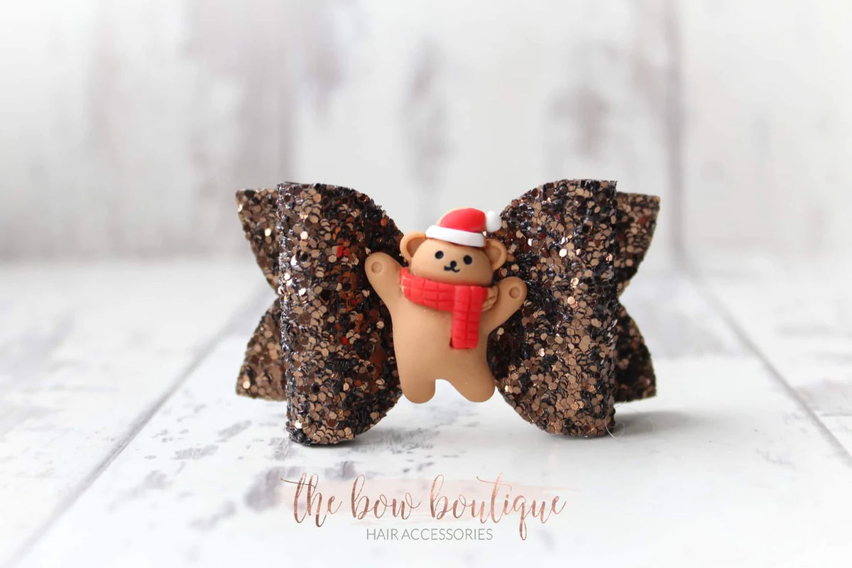 Medium deluxe Christmas bow | Clip, headband or bobble